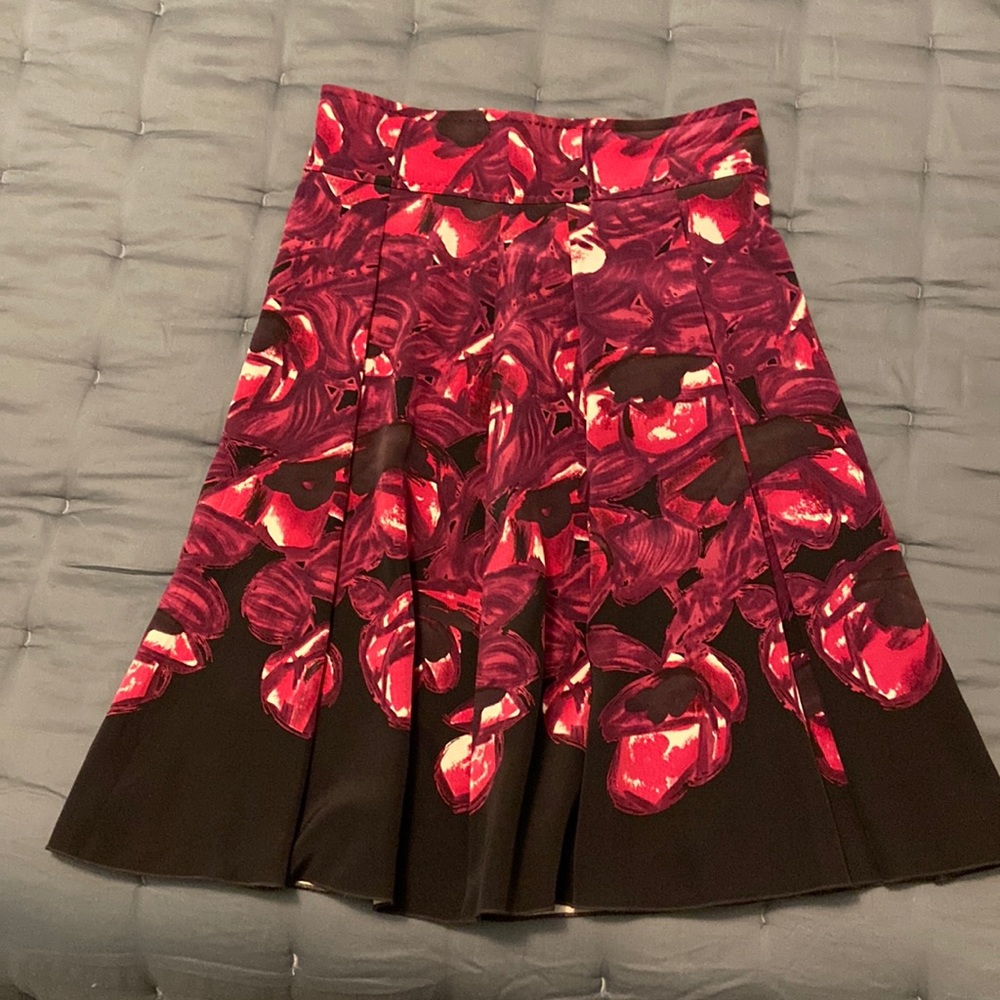 6P elie tahari silk skirt